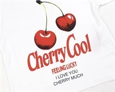 Name It bright white cherry t-shirt